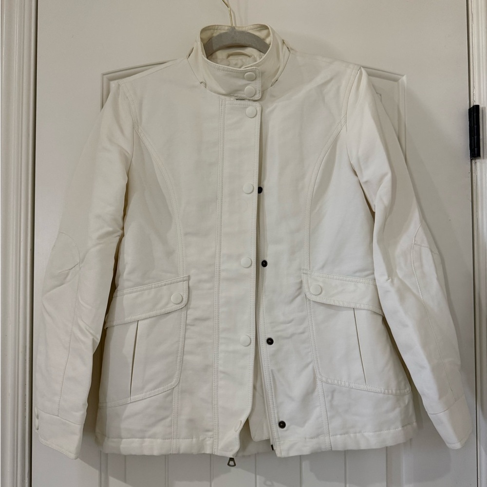 Nine West Cream Utility Jacket
